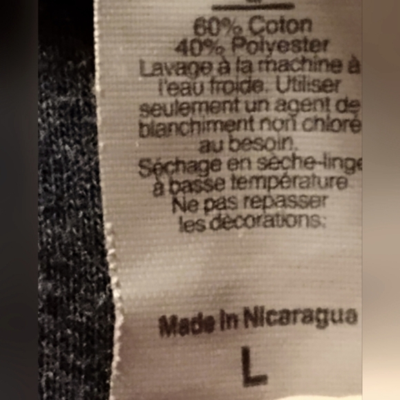 Faith Based Women's Short Sleeve Navy Graphic Tee with Pink Lettering | Large - Picture 6 of 6